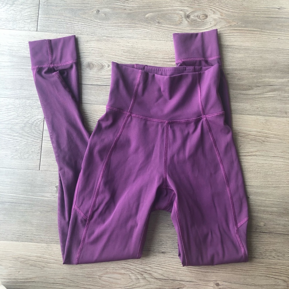 Lululemon | Hot Like Agni Purple Mesh Leggings - Picture 2 of 6